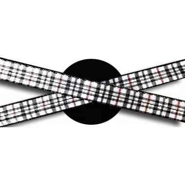 Lacets de chaussures larges rouges à carreaux écossais…