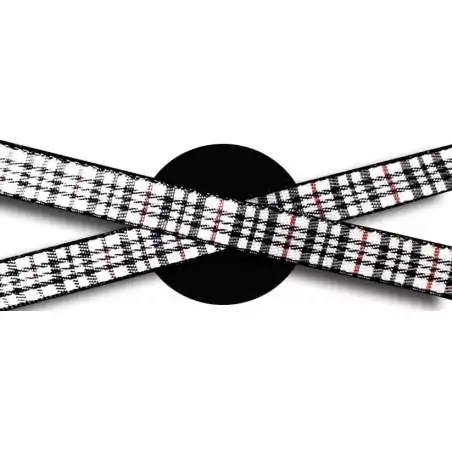 Lacets à carreaux blancs & noirs : 3 largeurs pour vos chaussures Lacets à carreaux blancs & noirs : 3 largeurs pour vos chaussures