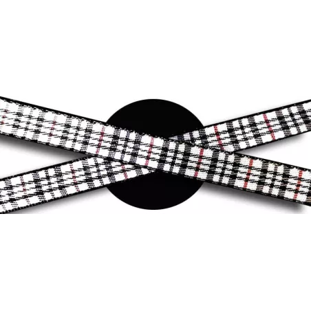 Lacets de chaussures larges rouges à carreaux écossais…