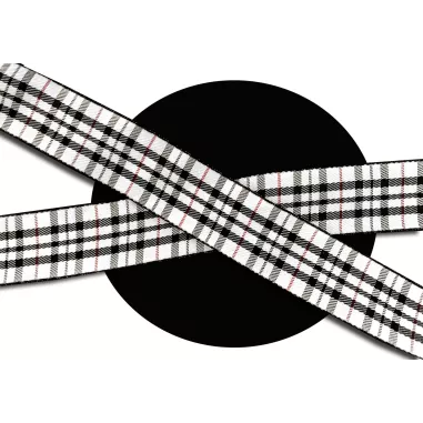 Lacets de chaussures larges rouges à carreaux écossais…