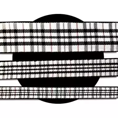 Lacets à carreaux blancs & noirs : 3 largeurs pour vos chaussures
