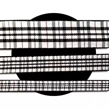 Lacets à carreaux blancs & noirs : 3 largeurs pour vos chaussures Lacets à carreaux blancs & noirs : 3 largeurs pour vos chaussures