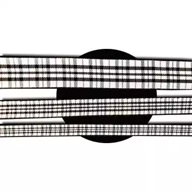 Lacets à carreaux blancs & noirs : 3 largeurs pour vos chaussures