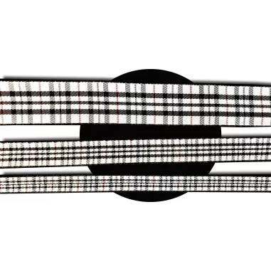 Lacets de chaussures larges rouges à carreaux écossais…