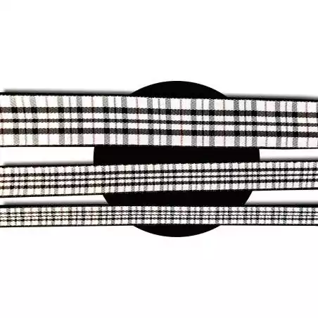 Lacets à carreaux blancs & noirs : 3 largeurs pour vos chaussures Lacets à carreaux blancs & noirs : 3 largeurs pour vos chaussures