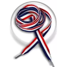 Lacets aux couleurs de la France pour vos chaussures