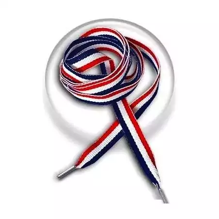 Lacets aux couleurs de la France pour vos chaussures