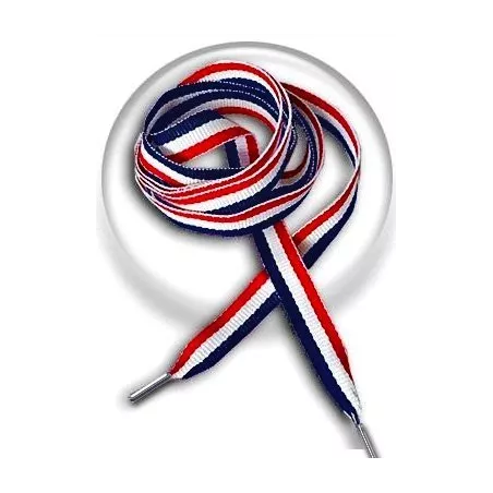 Lacets aux couleurs de la France pour vos chaussures