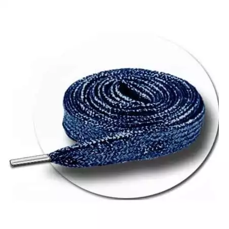 Lacets paillettes brillantes bleu nuit pour vos chaussures Lacets paillettes brillantes bleu nuit pour vos chaussures