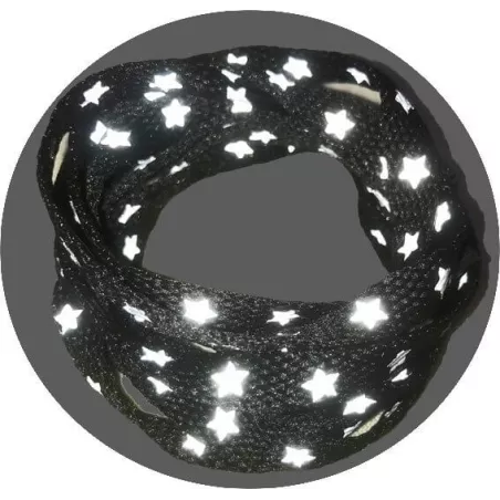 lacets chaussures noirs roses fluos à étoiles.Achat et…