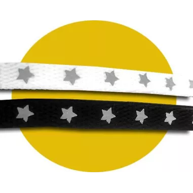 lacets chaussures noirs roses fluos à étoiles.Achat et…