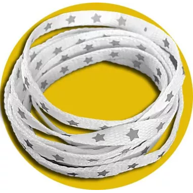 lacets chaussures noirs roses fluos à étoiles.Achat et…