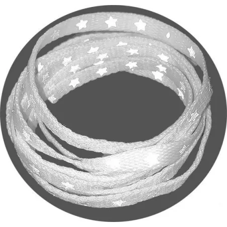 lacets chaussures noirs roses fluos à étoiles.Achat et…