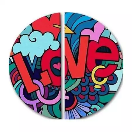 Socquettes graffiti love pour vos jolis pieds