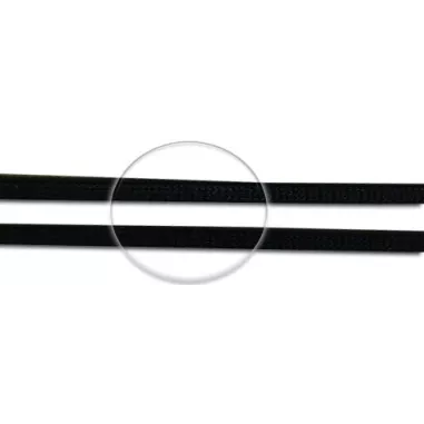 Lacets cirés plats en noir pour vos chaussures