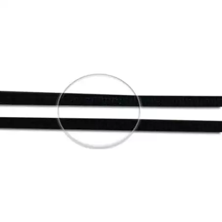 Lacets cirés plats en noir pour vos chaussures Lacets cirés plats en noir pour vos chaussures
