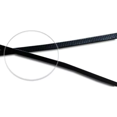 Lacets cirés plats en noir pour vos chaussures