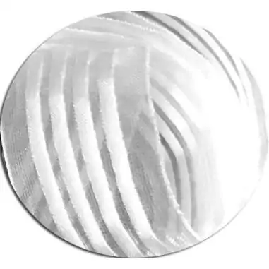 Lacets organza rayés satiné blanc pour vos chaussures