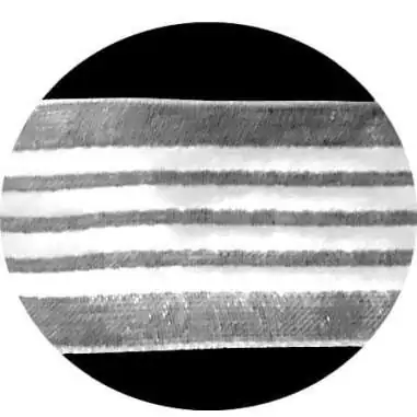 Lacets organza rayés satiné blanc pour vos chaussures