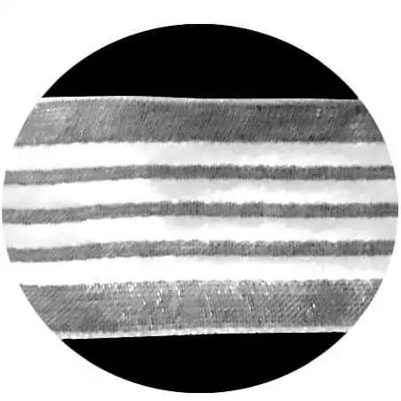 Lacets organza rayés satiné blanc pour vos chaussures Lacets organza rayés satiné blanc pour vos chaussures