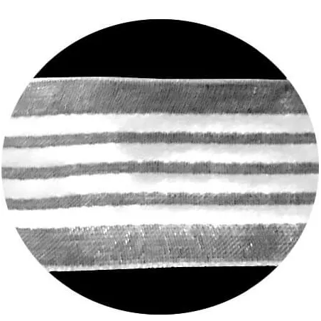 Lacets organza rayés&nbsp;satiné blanc pour vos chaussures