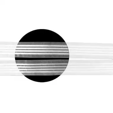 Lacets organza rayés satiné blanc pour vos chaussures