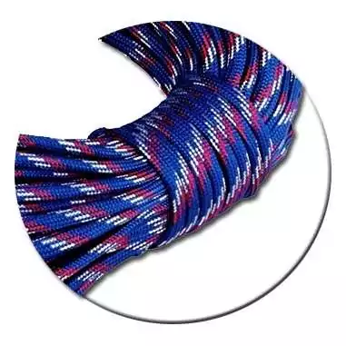 Lacets paracorde France bleus-blancs-rouges pour vos chaussures