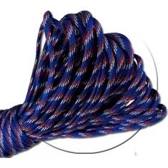 Lacets paracorde France bleus-blancs-rouges pour vos chaussures