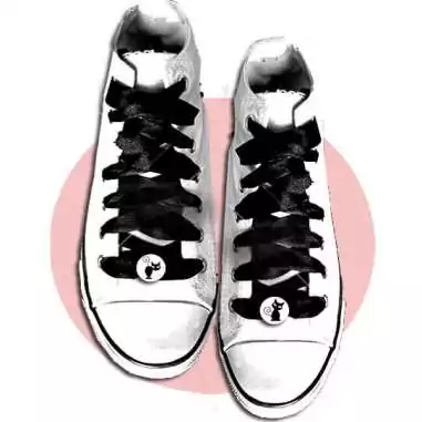 Envie de décorer vos chaussures ? Décorations couple chats graphiques