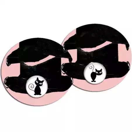 Envie de décorer vos chaussures ? Décorations couple chats graphiques Envie de décorer vos chaussures ? Décorations couple chats graphiques