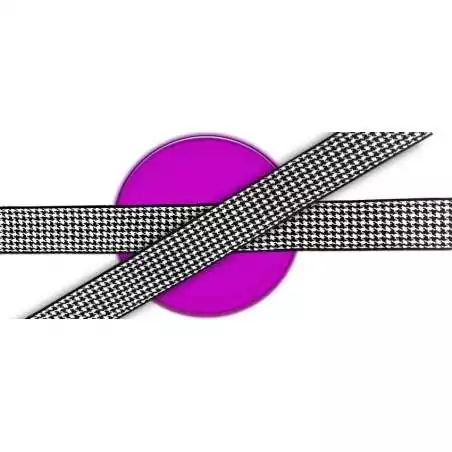 Lacets pied de poule en noir & blanc pour vos chaussures