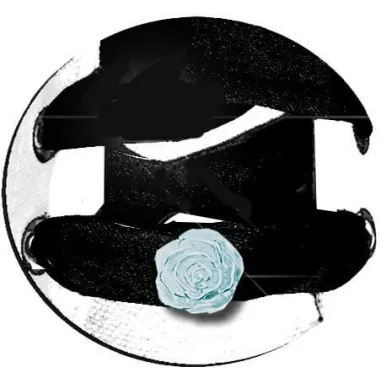 Décorations de lacets de chaussures fleur rose blanche.…