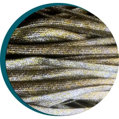 Lacets paillettes dorés & argentés pour vos chaussures