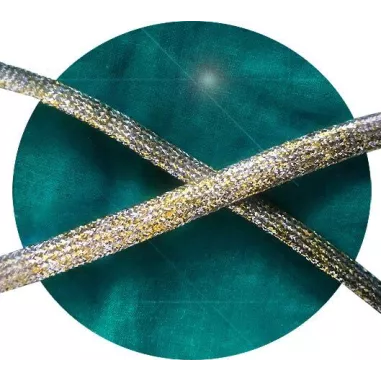 Lacets paillettes dorés & argentés pour vos chaussures