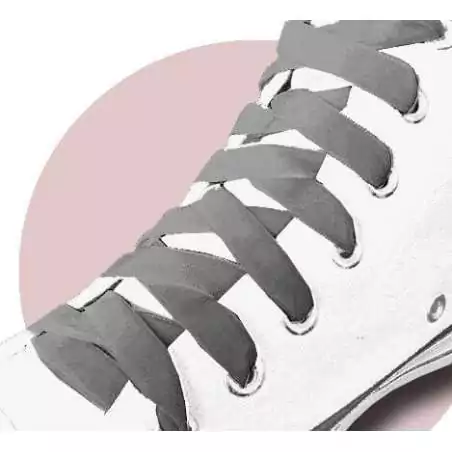 Lacets velours gris souris pour vos chaussures Lacets velours gris souris pour vos chaussures