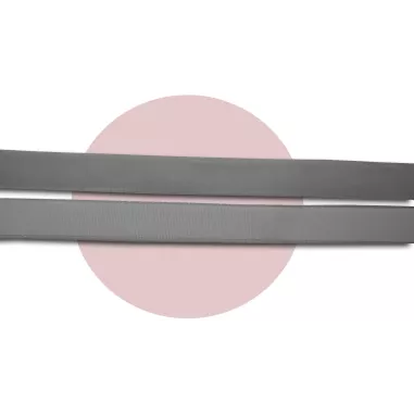 Lacets velours&nbsp;gris souris pour vos chaussures