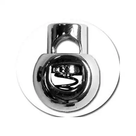 Stoppeurs boules argentées pour vos lacets, capuches, sacs...