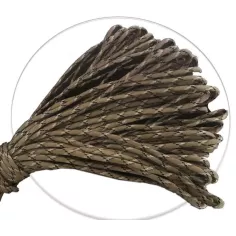 Lacets de chaussures noirs blancs bicolores ronds, en…