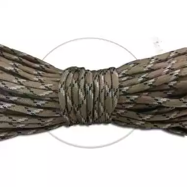 Lacets paracorde beige tabac pour vos chaussures
