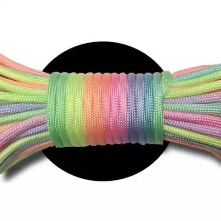 Lacets paracorde rainbow pastel pour vos chaussures Lacets paracorde rainbow pastel pour vos chaussures