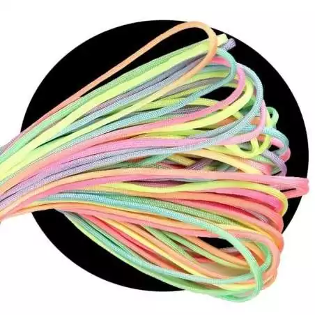 Lacets paracorde rainbow pastel pour vos chaussures Lacets paracorde rainbow pastel pour vos chaussures