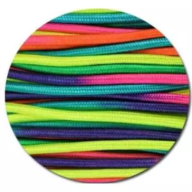 Lacets paracorde rainbow multicolores fluos pour vos chaussures