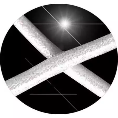 Lacets ronds blancs paillettes pour vos chaussures Lacets ronds blancs paillettes pour vos chaussures