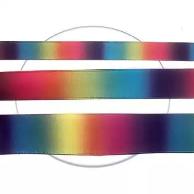 Lacets satin arc-en-ciel pour vos chaussures