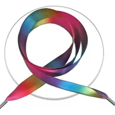 Lacets de chaussures larges rouges à carreaux écossais…