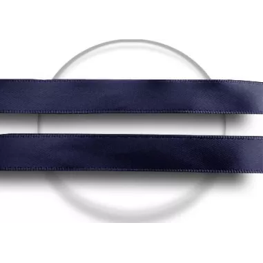 Lacets en satin bleu marine pour vos chaussures