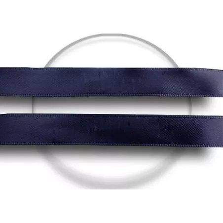 Lacets en satin bleu marine pour vos chaussures