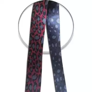 Lacets satin large panthère : 2 coloris pour vos chaussures