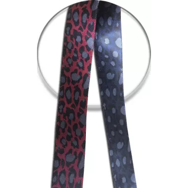 Lacets satin large&nbsp;panthère : 2 coloris pour vos chaussures