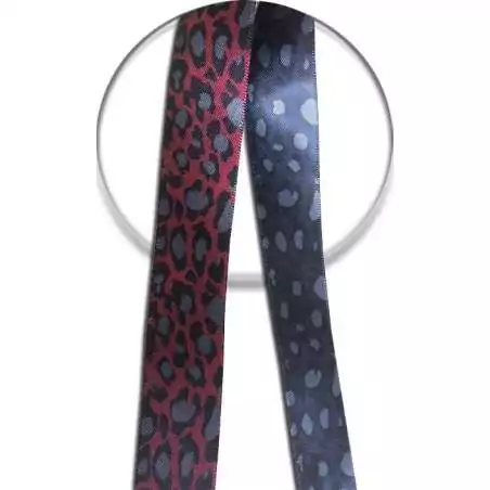 Lacets satin large panthère : 2 coloris pour vos chaussures Lacets satin large panthère : 2 coloris pour vos chaussures